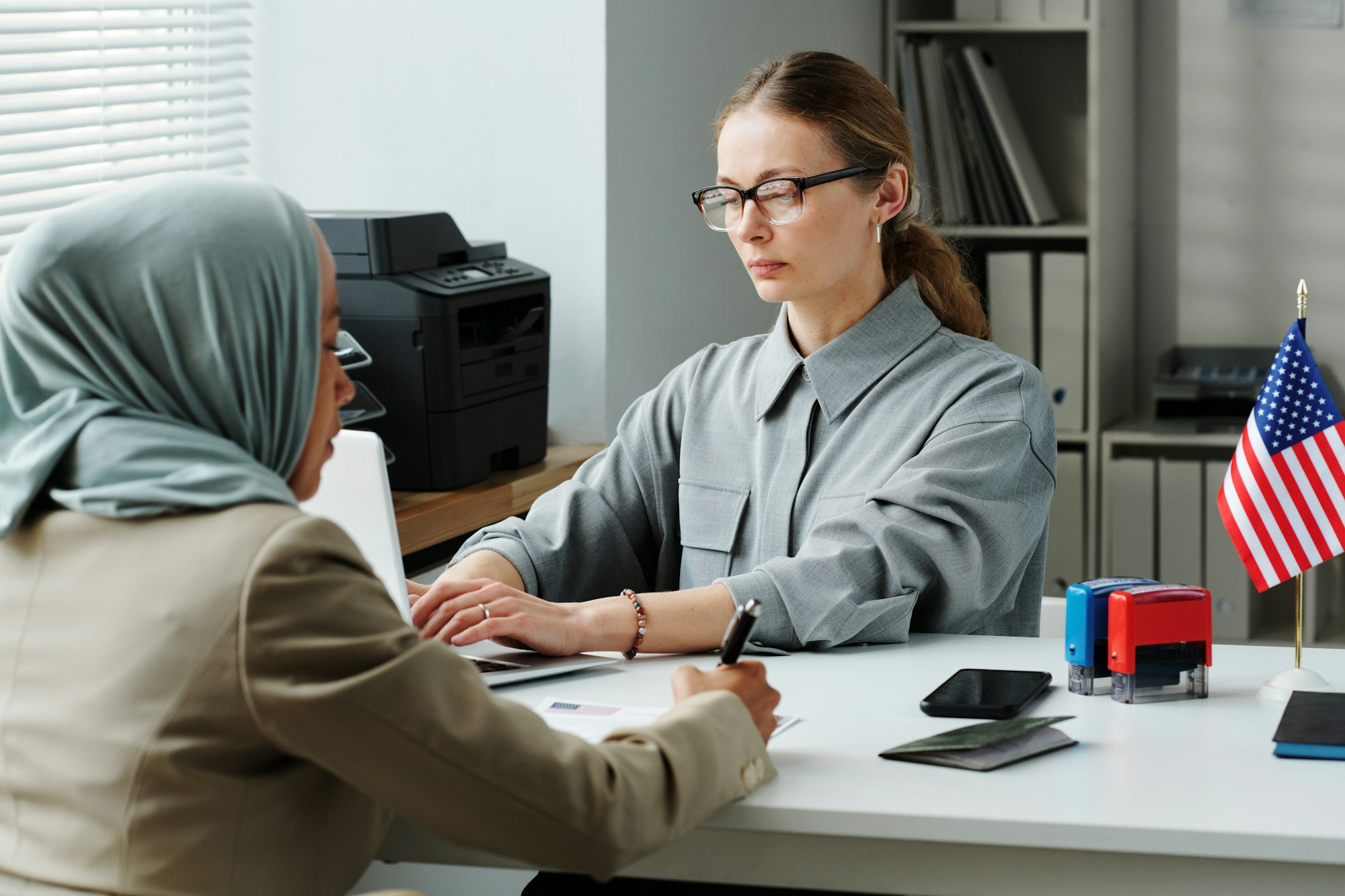 US Embassy Worker And Applicant